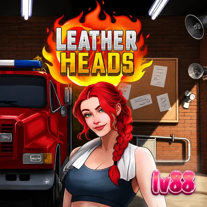 Giao diện trò chơi Leatherheads trên thiết bị di động với các biểu tượng Wild rực rỡ